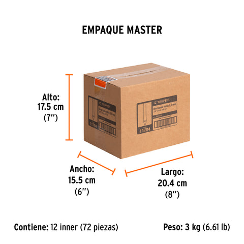 Broca para vidrio y azulejo de 3/8', Truper | BVI-3/8 | 11704