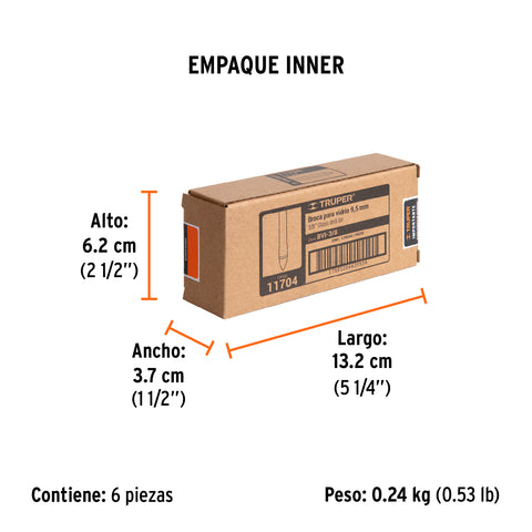 Broca para vidrio y azulejo de 3/8', Truper | BVI-3/8 | 11704