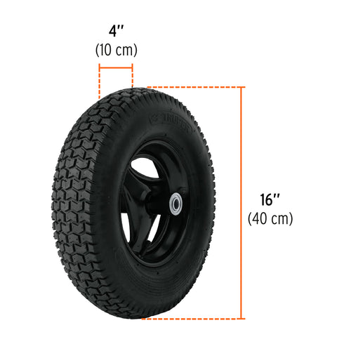 Carretilla 5 ft3 Neumática, bastidor tubular, Truper | CAT-15ND | 11753