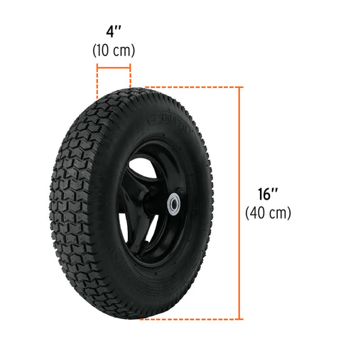 Carretilla 4.75 ft3 angosta Neumática, tubular, Truper | CAT-55ND | 11761