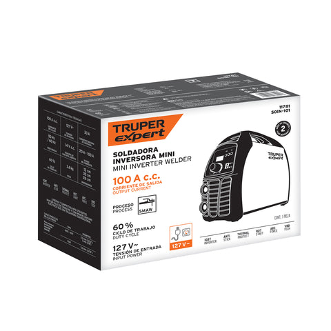 Soldadora inversora 100A, 127V, TRUPER | SOIN-101 | 11781