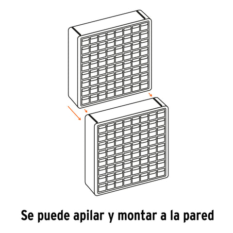 Organizador con 16 gavetas, Truper | ORG-16 | 11851
