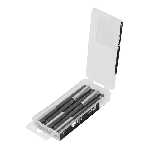 Estuche con 5 extensiones de 100 mm, magnéticas, EXPERT | PUDE-9100 | 11871