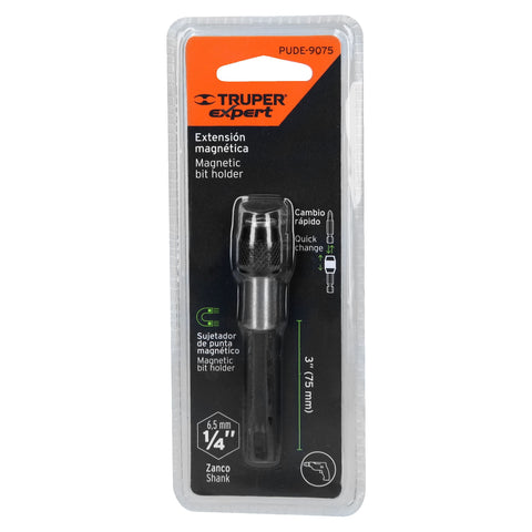 Extensión magnética 3?, para puntas, cambio rápido, EXPERT | PUDE-9075 | 11873