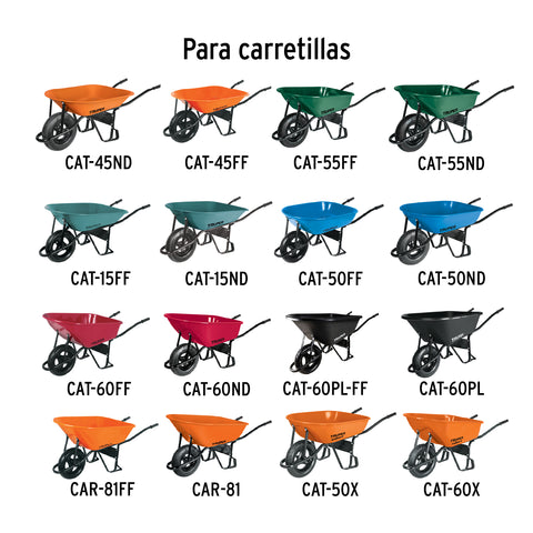 2 chumaceras p/carretillas 1 llanta EXPERT, TRUPER y PRETUL | J-CH | 11876