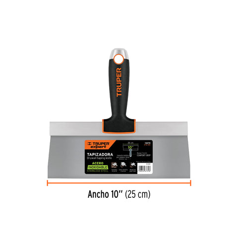 Espátula tapizadora de 10' acero inoxidable, Truper Expert | ETA-10X | 11879
