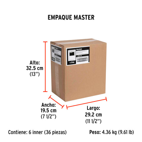 Bolsa con 75 separadores de 8 mm de losetas, TRUPER | SELO-80 | 11940