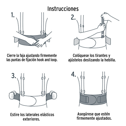 Faja lumbar de malla transpirable, talla XG, Truper | FAJA-XLV | 11967