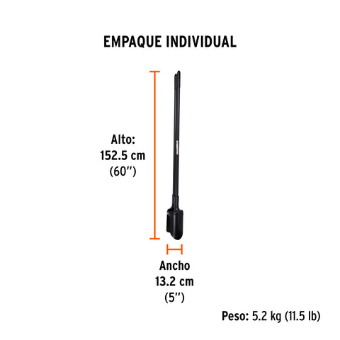 Cavador mangos de acero 47', Truper Expert | CA-38M | 11981