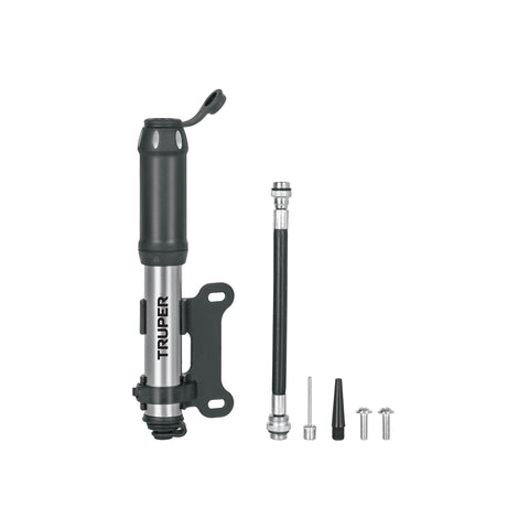 Mini bomba manual para bicicleta, abatible, 75 PSI, TRUPER | BOM-MI-X | 11997