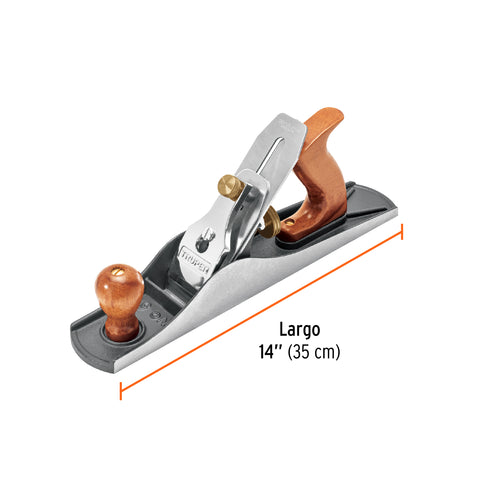 Cepillo para carpintero #5 base lisa, Truper | 5L | 12012