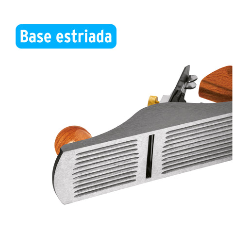 Cepillo para carpintero #5 base estriada, Truper | 5C | 12015