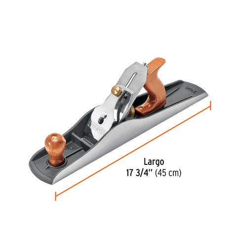 Cepillo para carpintero #6 base lisa, Truper | 6L | 12018