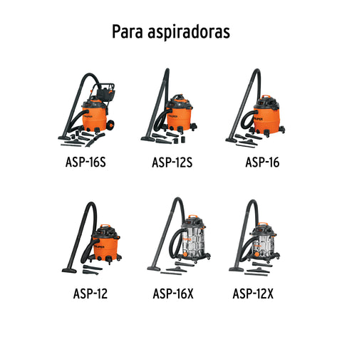 Tubo de extensión para aspiradoras 12 y 16 gal, Truper | TU-ASPI-G2 | 12086