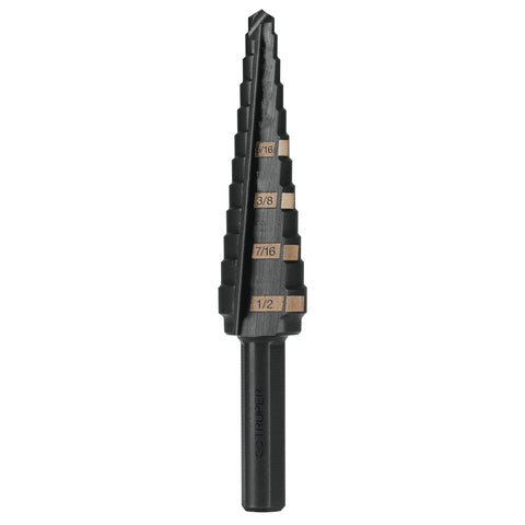 Broca escalonada óxido negro 13 escalones 1/8' a 1/2',Truper | BES-13 | 12122