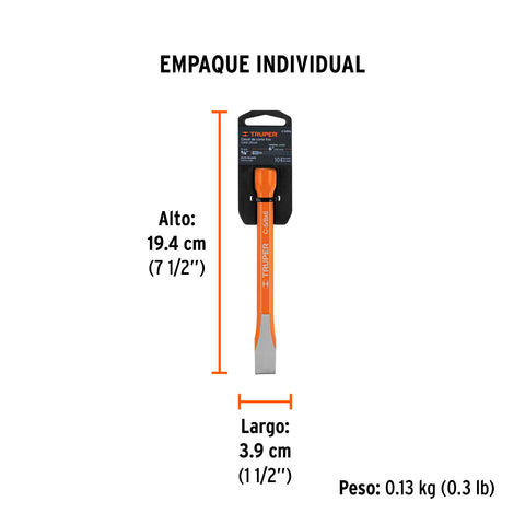 Cincel de corte frío de 5/8 X 6', Truper | C-5/8X6 | 12127