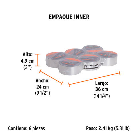 Cinta de aluminio de 48 mm x 30 m, Truper | CALU-30 | 12135