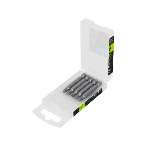 Estuche con 5 puntas de cruz PH1 largo 2', Truper Expert | PUDE-1201 | 12146
