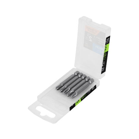 Estuche con 5 puntas de cruz PH3 largo 2', Truper Expert | PUDE-1203 | 12149