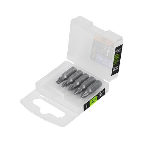 Estuche con 5 puntas pozidriv PZ1 largo 1', Truper Expert | PUDE-2101 | 12156
