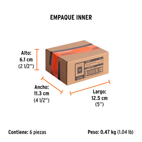 Estuche con 5 puntas pozidriv PZ1 largo 2', Truper Expert | PUDE-2201 | 12161