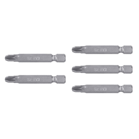 Estuche con 5 puntas pozidriv PZ3 largo 2', Truper Expert | PUDE-2203 | 12164