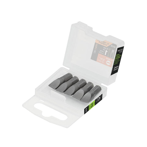 Estuche con 5 puntas planas de 5/16' largo 1', Truper Expert | PUDE-3131 | 12170
