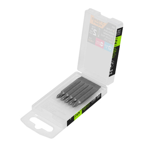 Estuche con 5 puntas dobles PH1 y 1/4' largo 2', Expert | PUDE-4201 | 12177