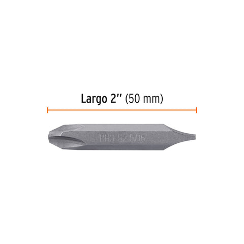 Estuche con 5 puntas dobles PH3 y 5/16' largo 2', Expert | PUDE-4203 | 12180