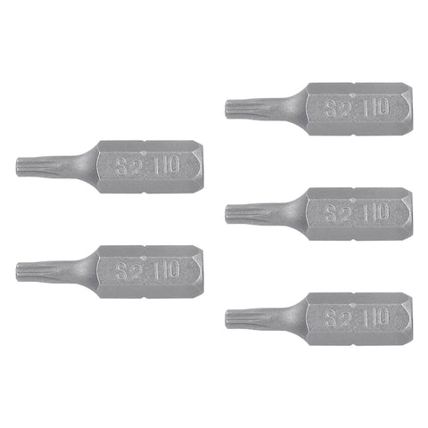 Estuche con 5 puntas torx T10 largo 1', Truper Expert | PUDE-5110 | 12197