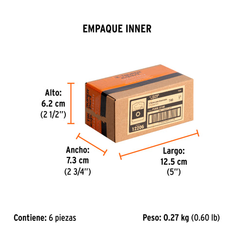 Estuche con 5 puntas torx T40 largo 1', Truper Expert | PUDE-5140 | 12206