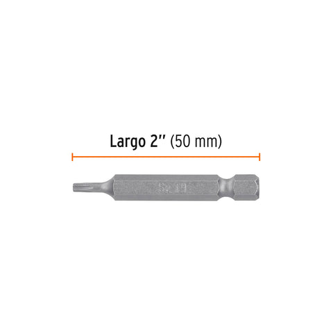 Estuche con 5 puntas torx T9 largo 2', Truper Expert | PUDE-5209 | 12212
