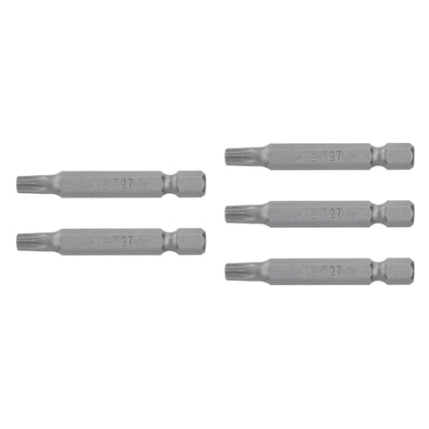 Estuche con 5 puntas torx T27 largo 2', Truper Expert | PUDE-5227 | 12260