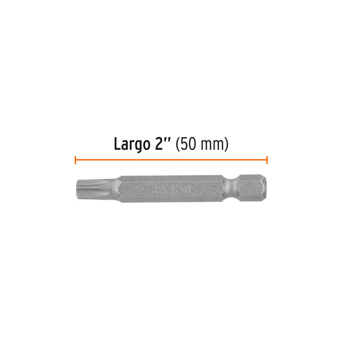 Estuche con 5 puntas torx T30 largo 2', Truper Expert | PUDE-5230 | 12261