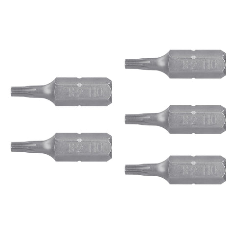 Estuche con 5 puntas torx T10 con seguro largo 1', Expert | PUDE-6110 | 12263