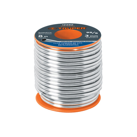 Soldadura sólida 95/5 para tubería de gas, 450 g | SOL-95/5S | 12282