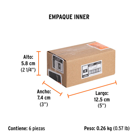 Estuche con 5 puntas torx T40 con seguro largo 1', Expert | PUDE-6140 | 12354