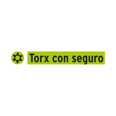 Estuche con 5 puntas torx T25 con seguro largo 2', Expert | PUDE-6225 | 12400