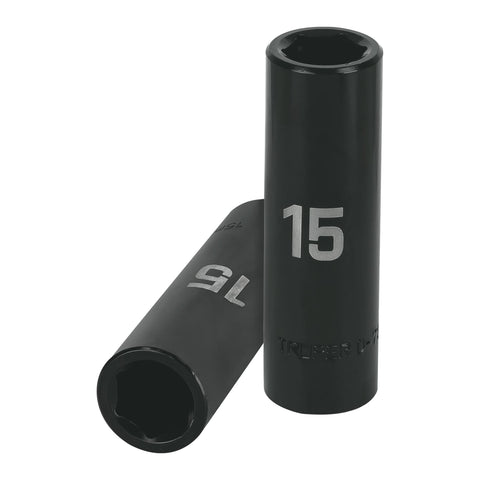 Dado largo cuadro 1/2' de impacto 6 puntas de 15 mm, Truper | D-7315-ML | 12427