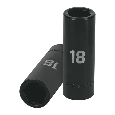 Dado largo cuadro 1/2' de impacto 6 puntas de 18 mm, Truper | D-7318-ML | 12430