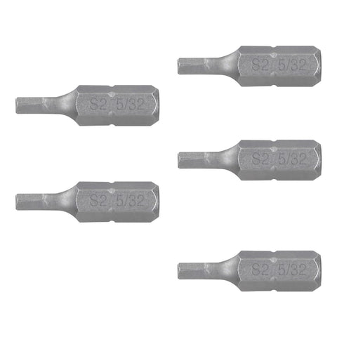 Estuche con 5 puntas hexagonales de 3/32mm largo 1', Expert | PUDE-7109 | 12486