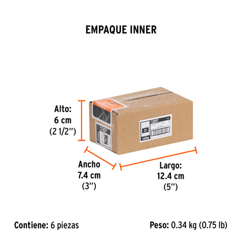 Estuche con 5 puntas hexagonales de 5/16mm largo 1', Expert | PUDE-7131 | 12494