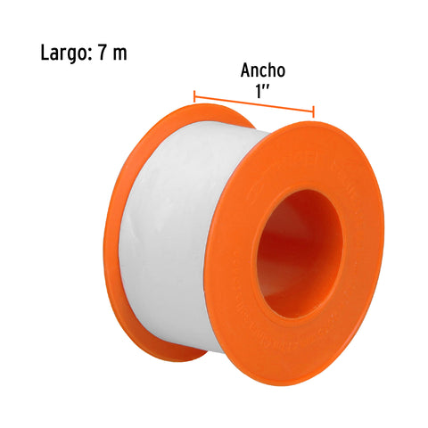 Cinta sella roscas 1' x 13m, uso general, TRUPER | CTF-1X13 | 12514