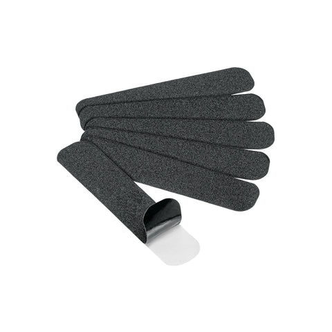 Tarjeta 6 tiras 23cm antiderrapantes negras 50mm c/abrasivo | CIA-02N | 12530