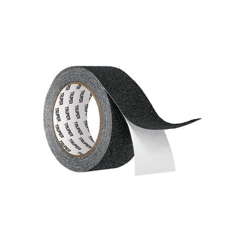 Rollo de 5 m de cinta antiderrapante negra 50mm con abrasivo | CIA-25N | 12532