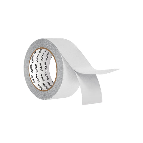 Rollo de 5m de cinta antiderrapante blanca 50mm con abrasivo | CIA-25B | 12533