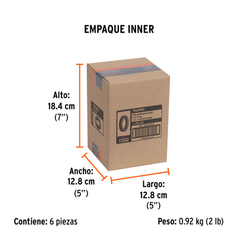 Rollo de 5 m de cinta antiderrapante negra 25mm con abrasivo | CIA-15N | 12542