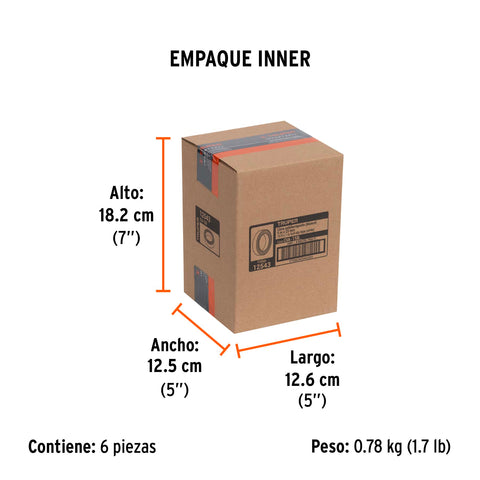 Rollo de 5m de cinta antiderrapante blanca 25mm con abrasivo | CIA-15B | 12543
