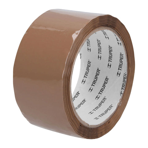 Cinta de empaque 48 mm x 50 m canela, Truper | CCA-50 | 12554