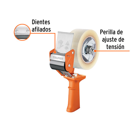 Despachador de cinta empaque, Truper | DESP-CE | 12559